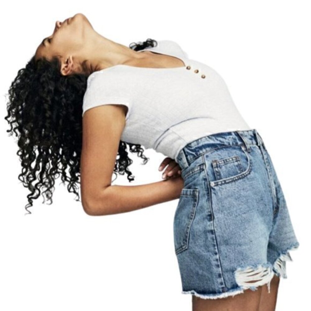 [Cotton On] High Flashback Jean shorts - Size 4